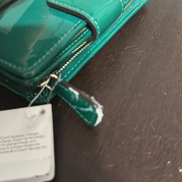 Coach Park Patent Medium Wallet - Picture 11 of 12